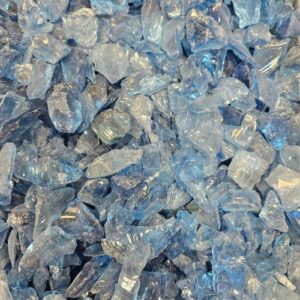 Blue Glass Chippings