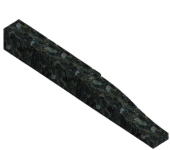 Half Ogee Raked Foot EndKEP08